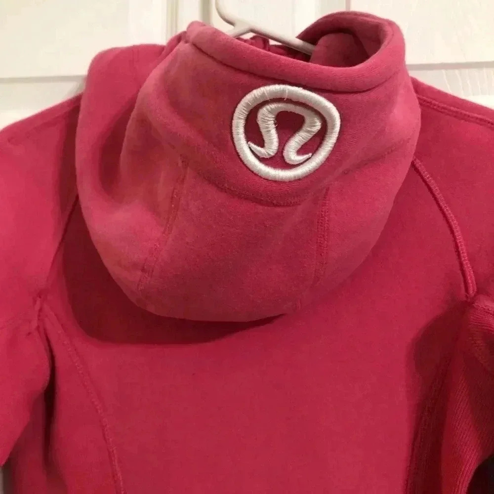 Lululemon Hot Pink Scuba Hoodie Size 4 - Picture 14 of 16
